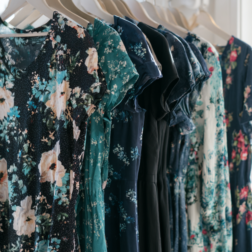 colorful teal dresses